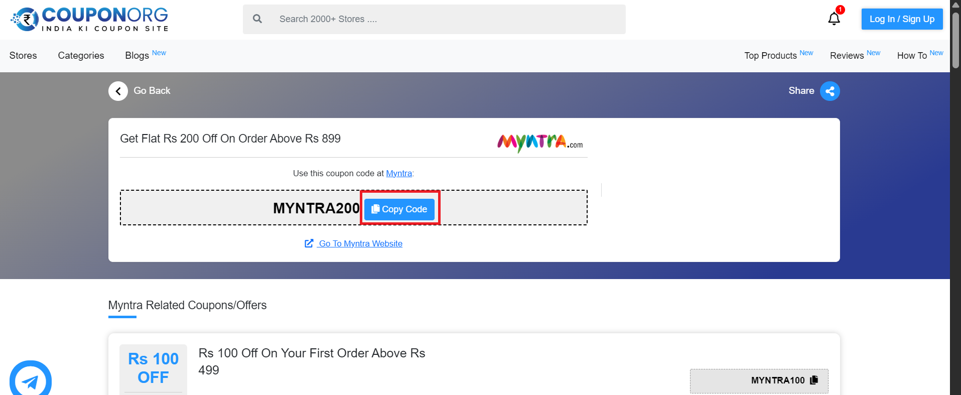 myntra coupons